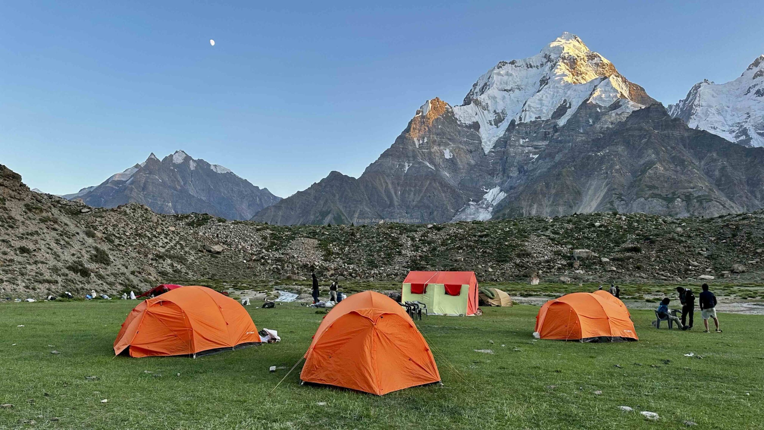 Bitanmal campsite during the Snow Lake trek