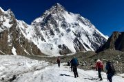 Trekking to K2 Base Camp.